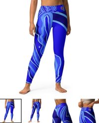 Blue Wave Leggins